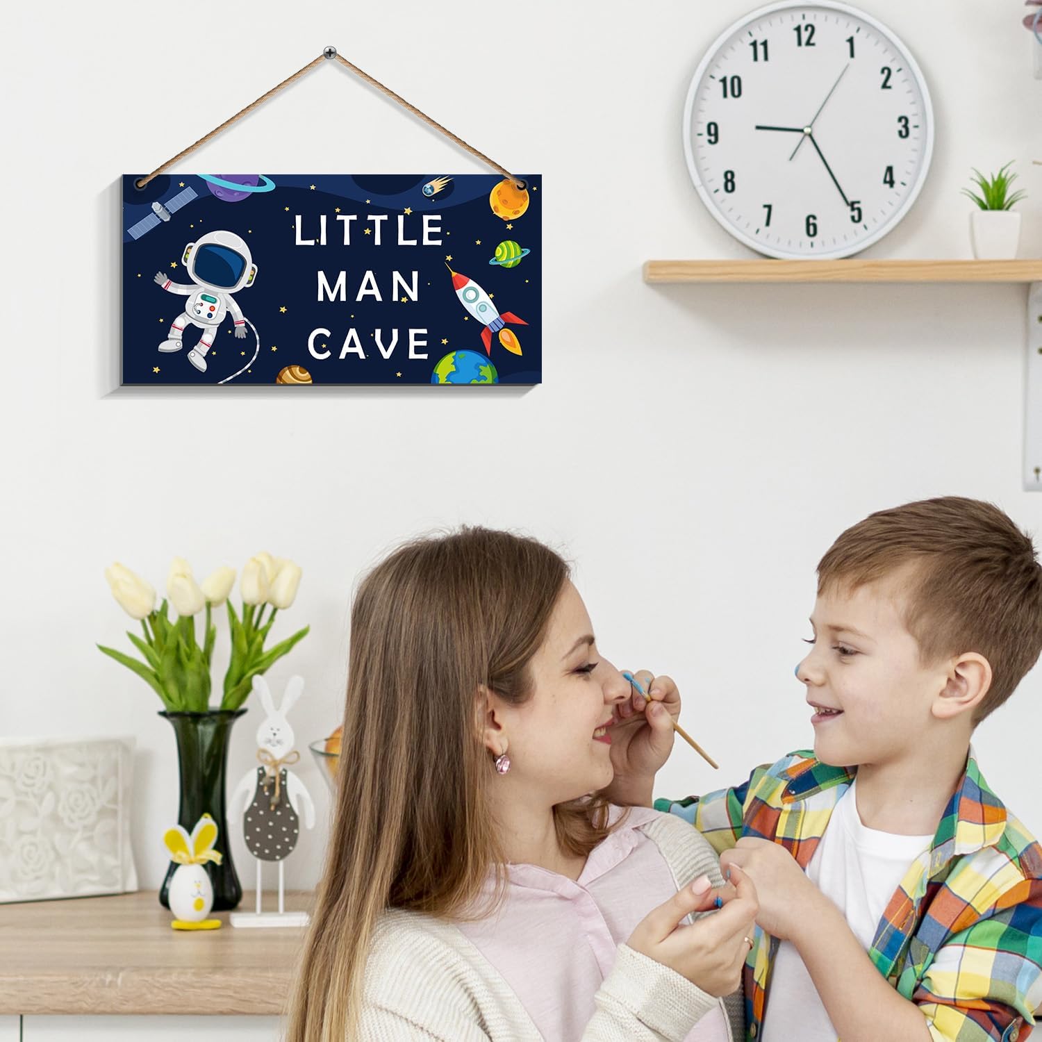 Space Astronaut Little Man Cave Wall Sign