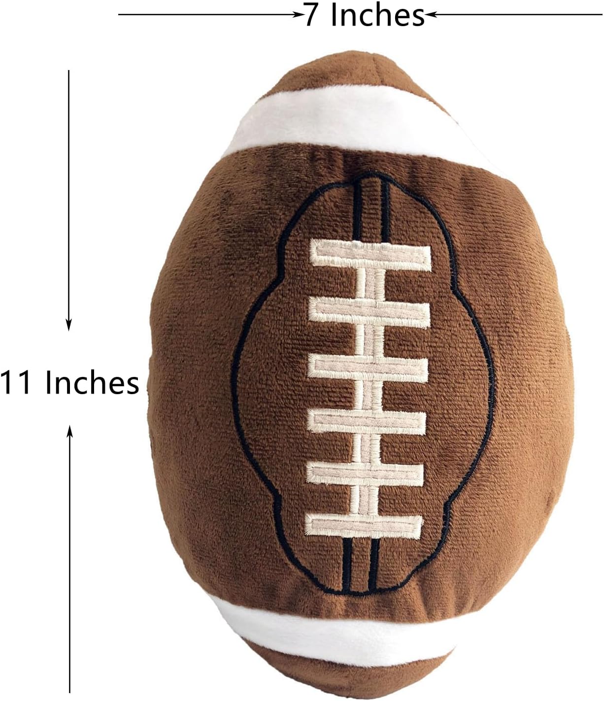 Football Plush Pillow 11 Inches Soft Durable