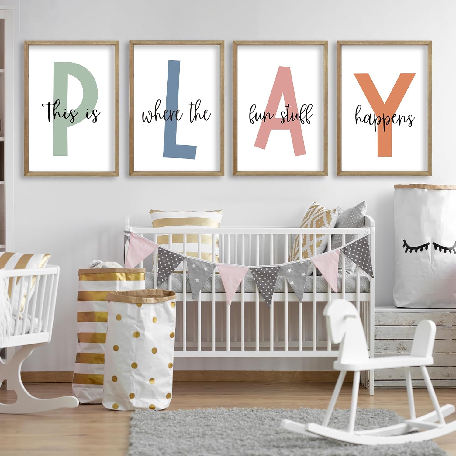 This Is Where The Fun Stuff Happens Wall Art Set