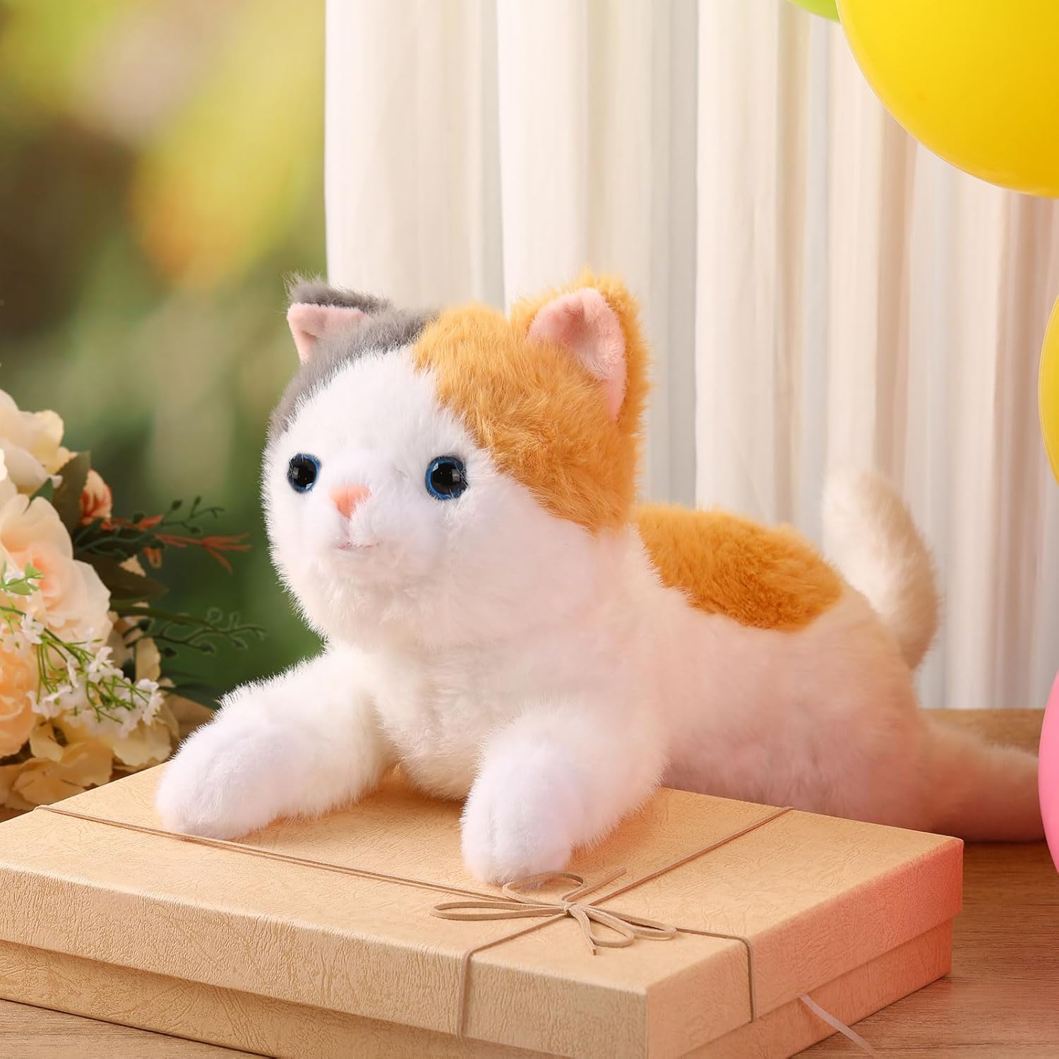 Lunmon Weighted Cat Plush Pillow