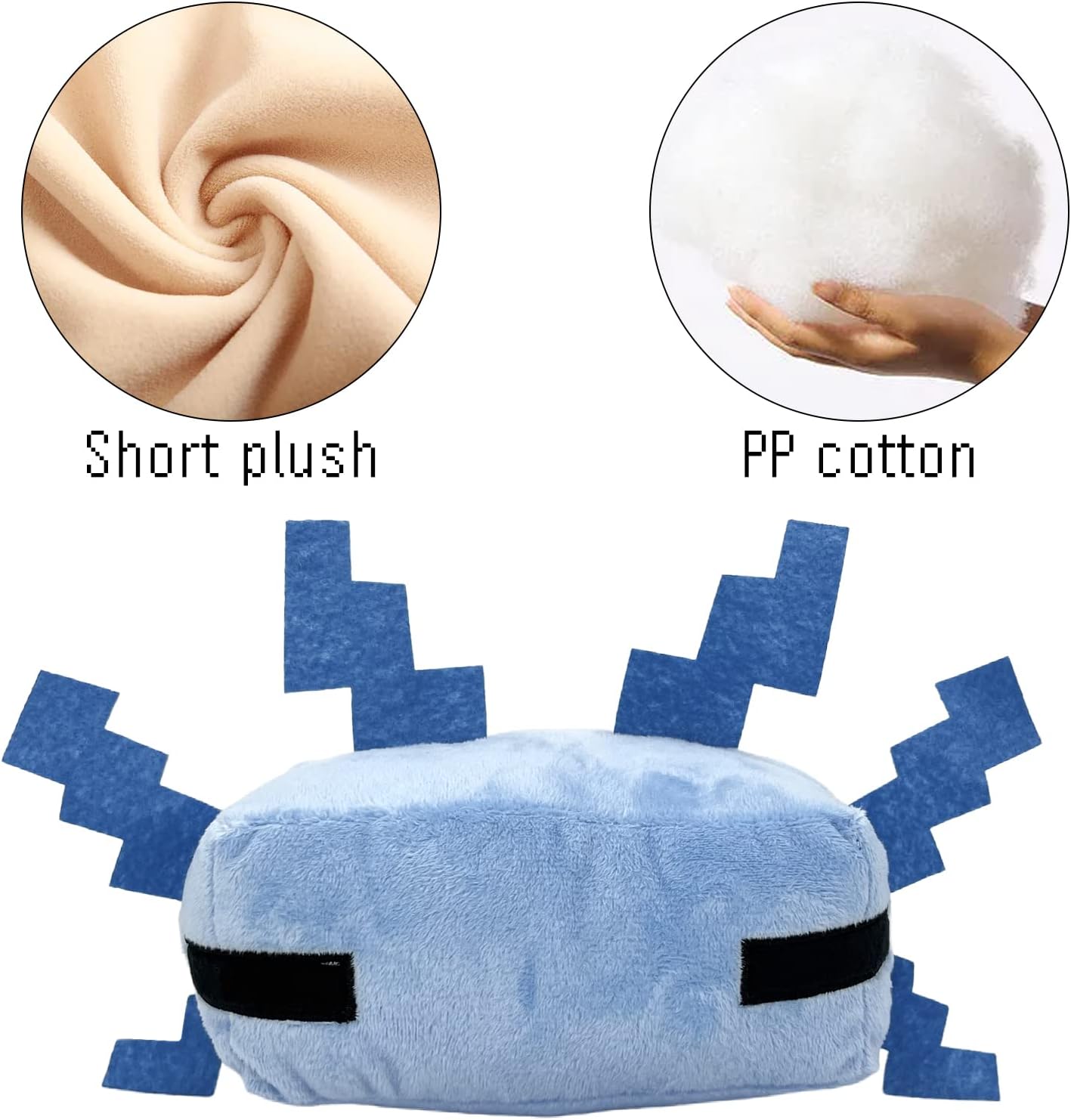 Blue Axolot Plush Stuffed Toy Throw Pillow Decoration