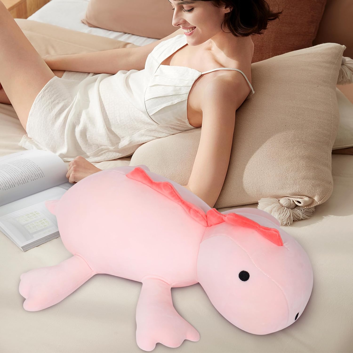 XYG Weighted Dinosaur Plush Pillow