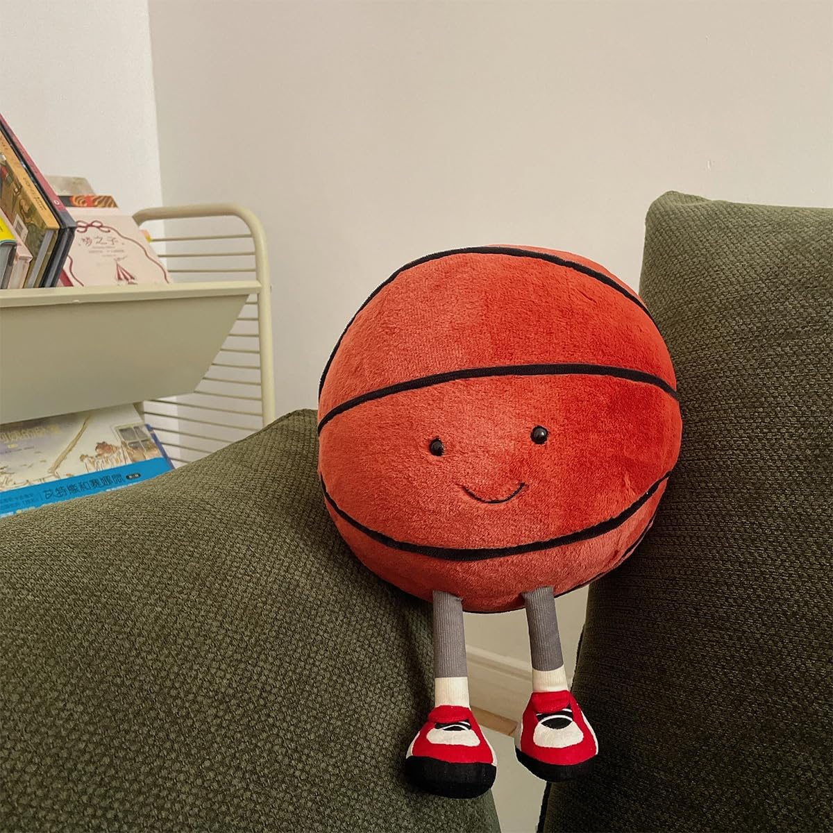 Cute Basketball Plush Toy for Kids Room Decor