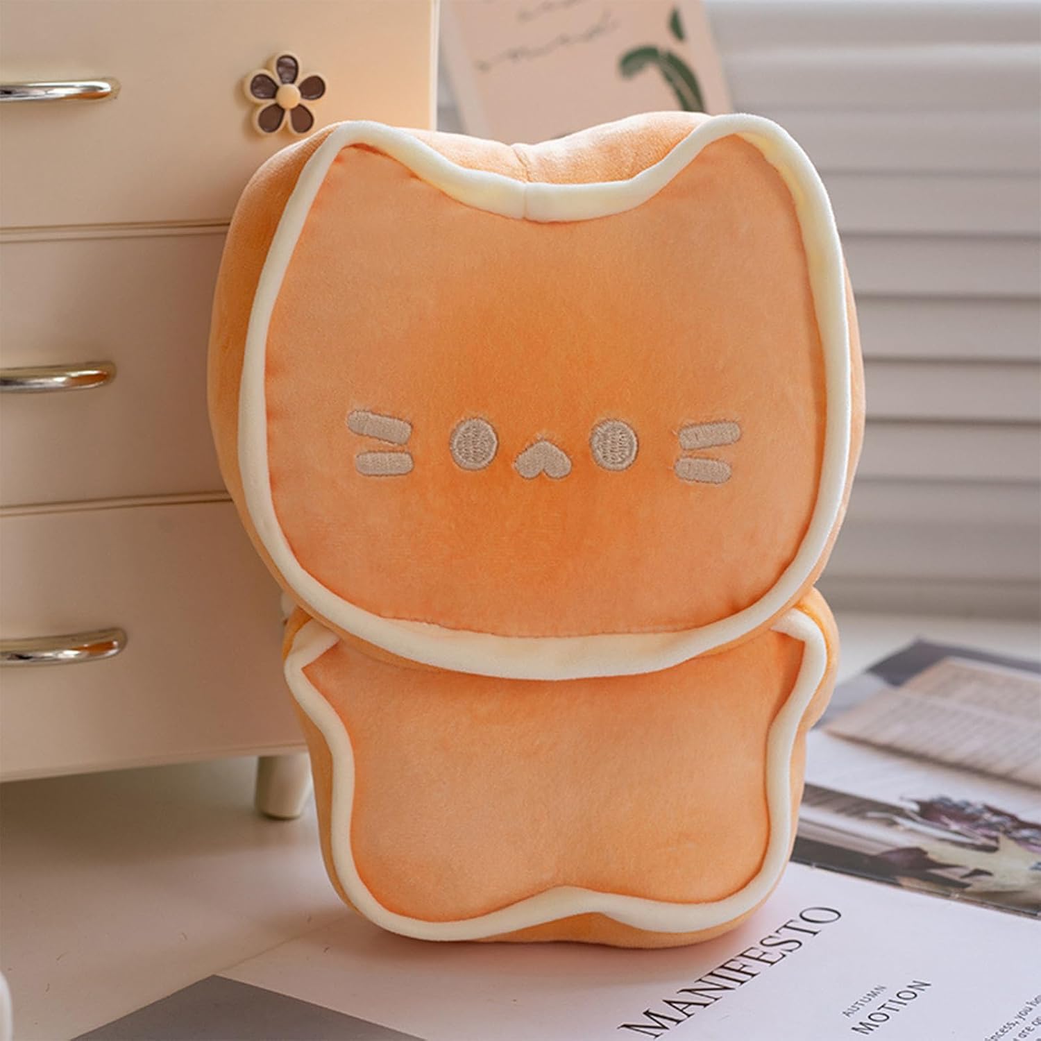 Hofun4U Butter Bread Plush Pillow