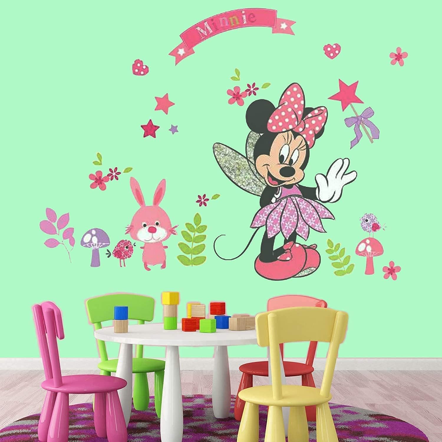 Mickey and Minnie Wall Decals for Kids Room