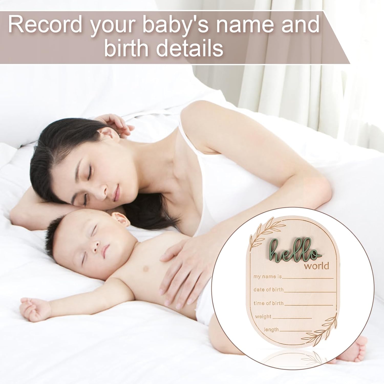 Gosknor Baby Announcement Wall Plaque