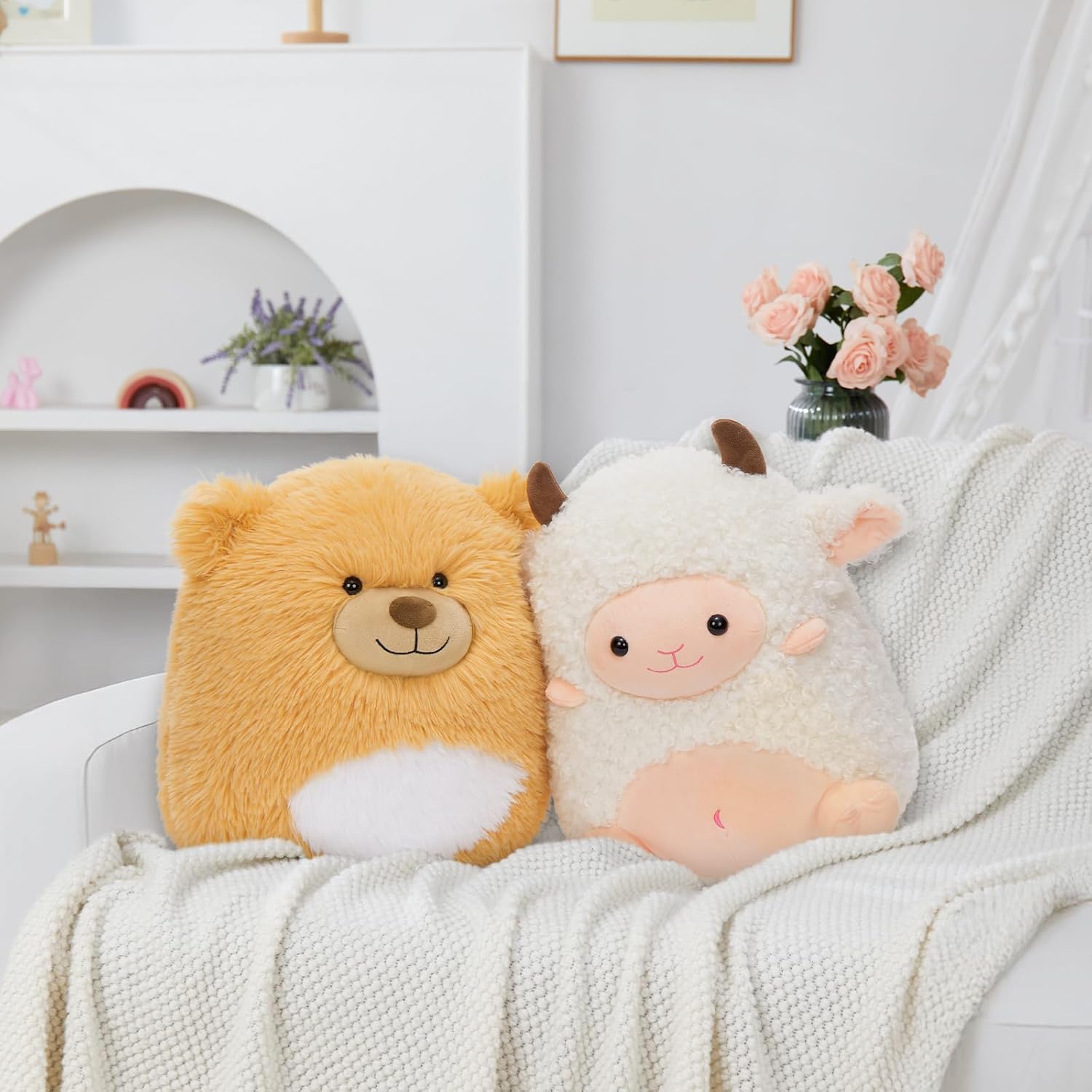 MaoGoLan 14 Inch Plush Bear Pillow