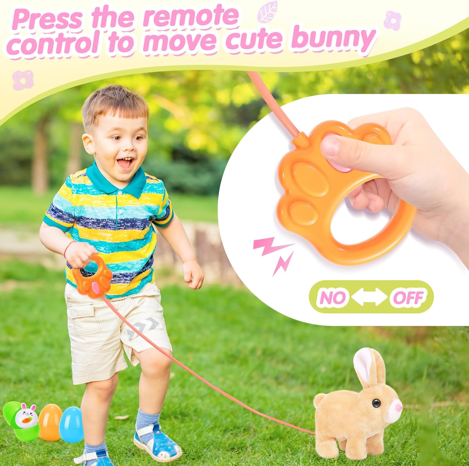 CatchCute Plush Interactive Bunny Toy