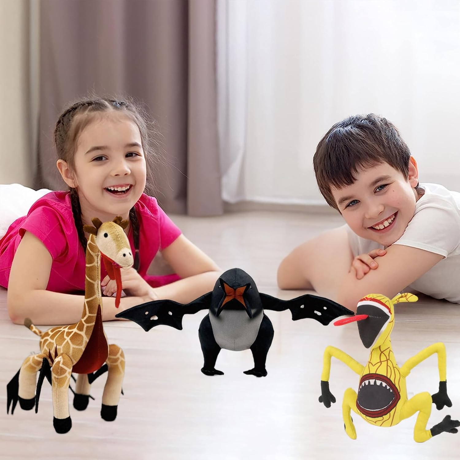 Zoochosis Plush Figures Giraffes and Penguins Dolls