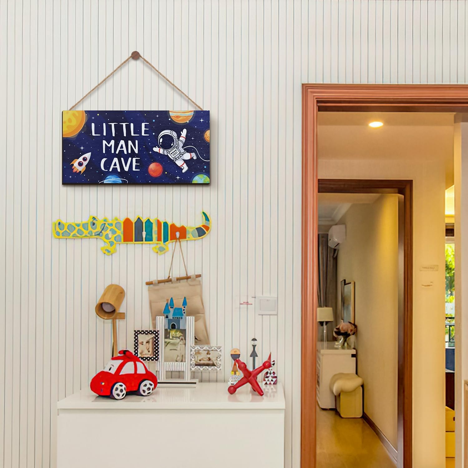 ZIEYOMI Little Man Cave Space Sign