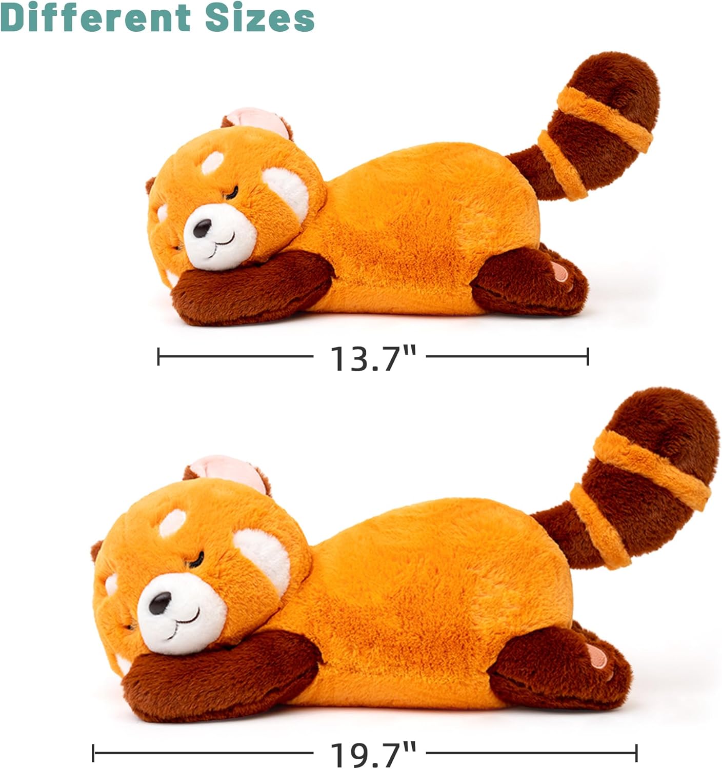 Big Red Panda Plush Pillow Toy