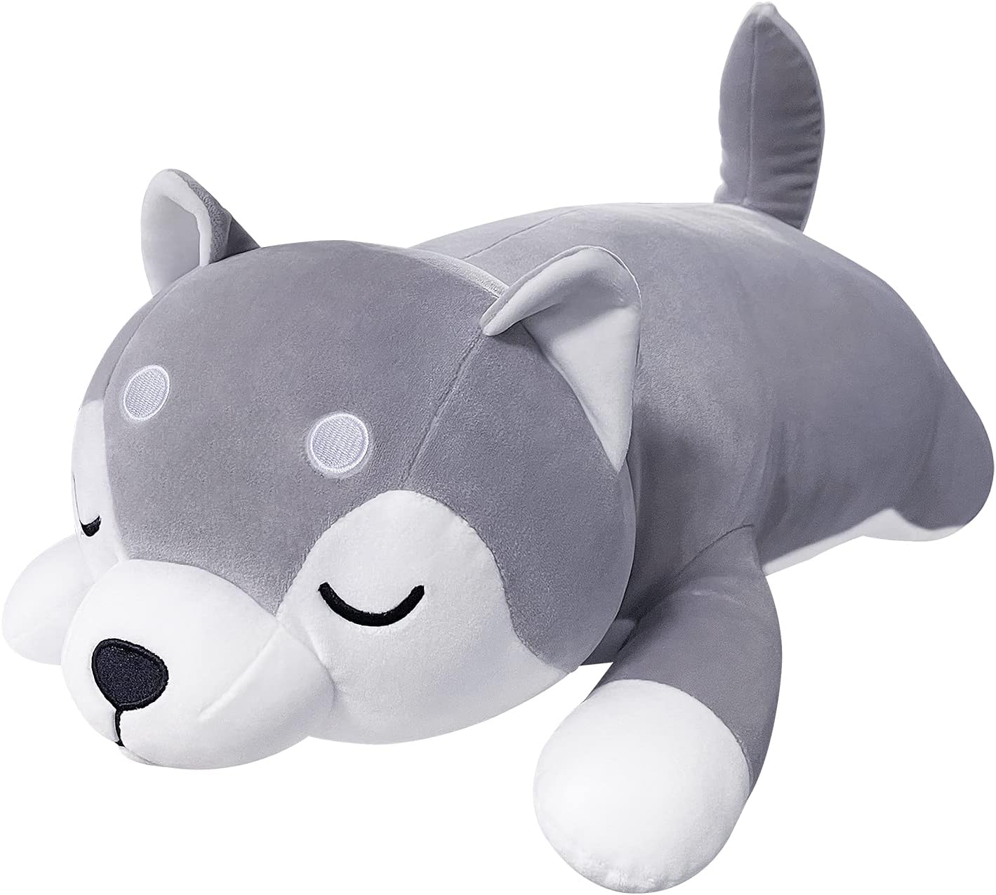Auspicious Beginning 30 Inch Husky Plush Pillow