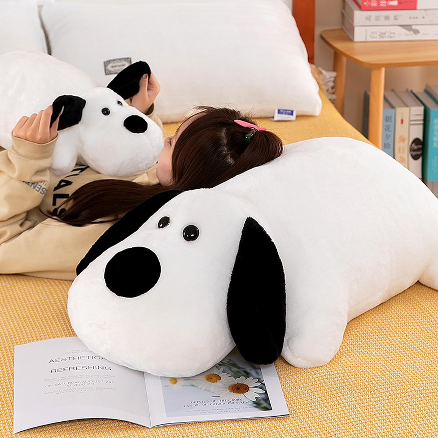 Haengbuk Soft Puppy Plush Pillow