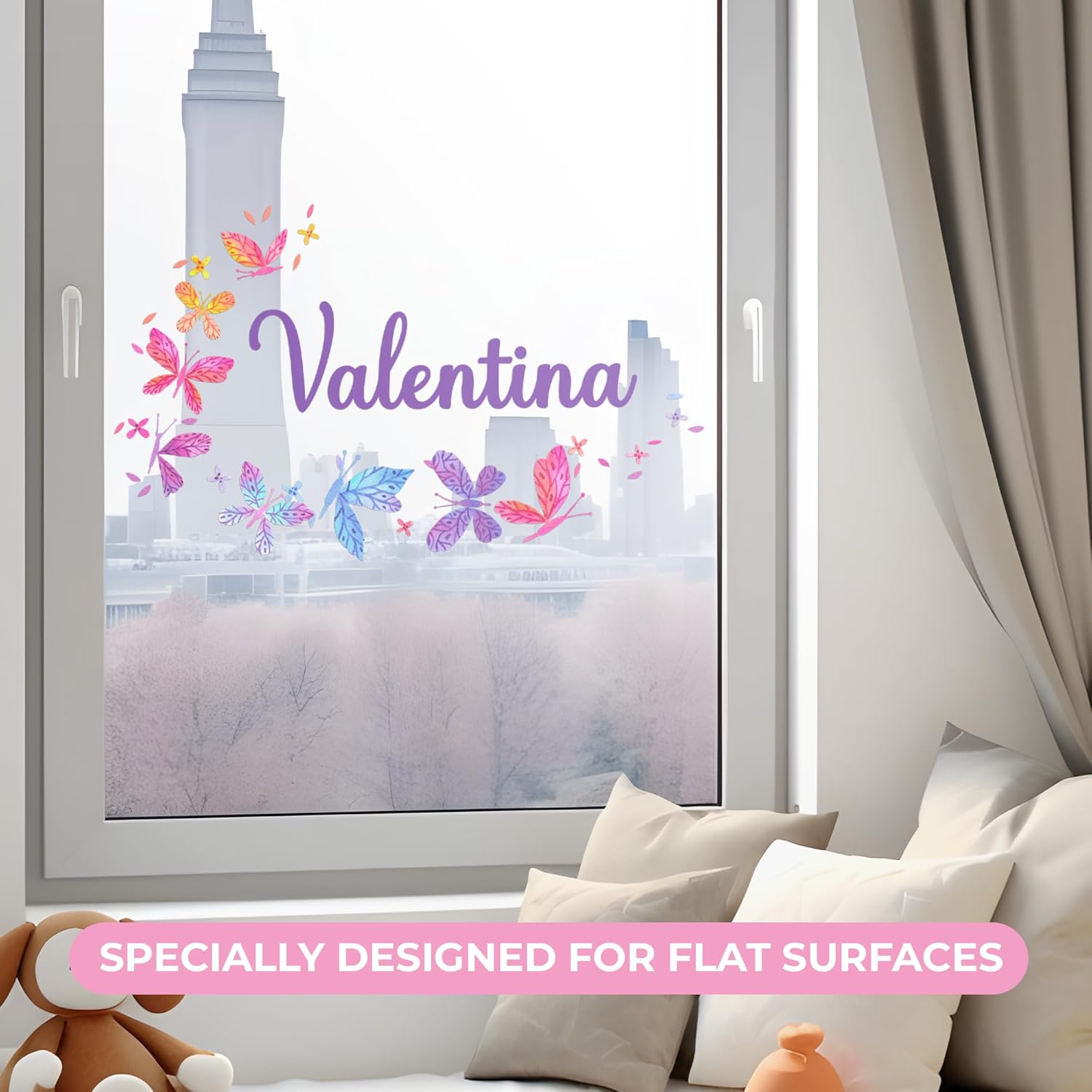 Personalized Name Wall Decals for Girls Bedroom 1
