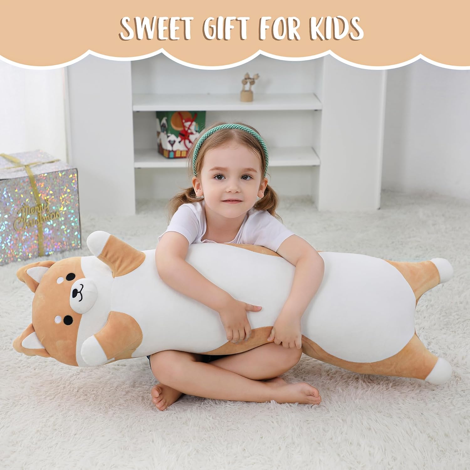 36 Inch Shiba Inu Plush Pillow