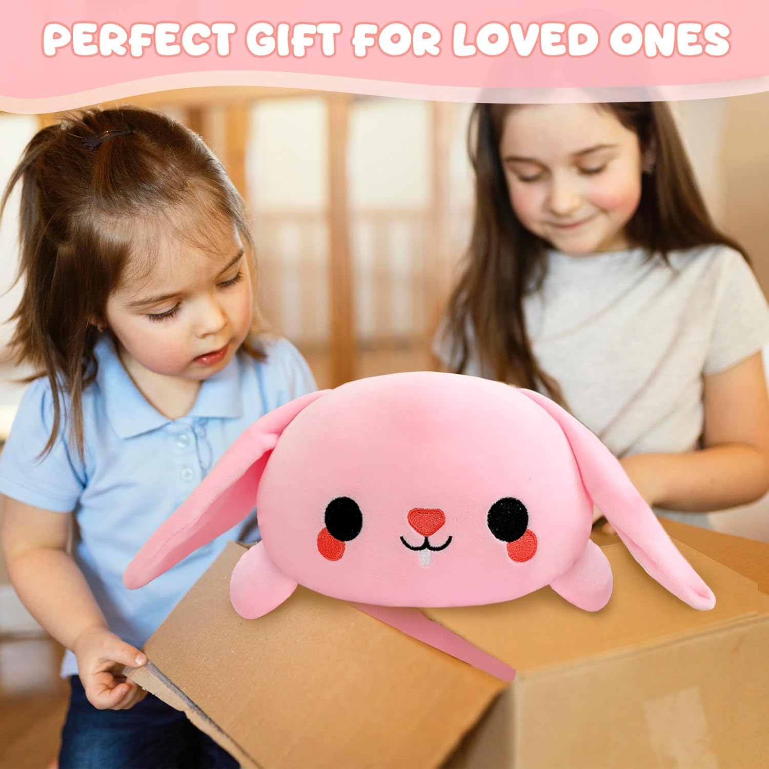 Weighted Bunny Plush Toy for Snuggling and Relaxation