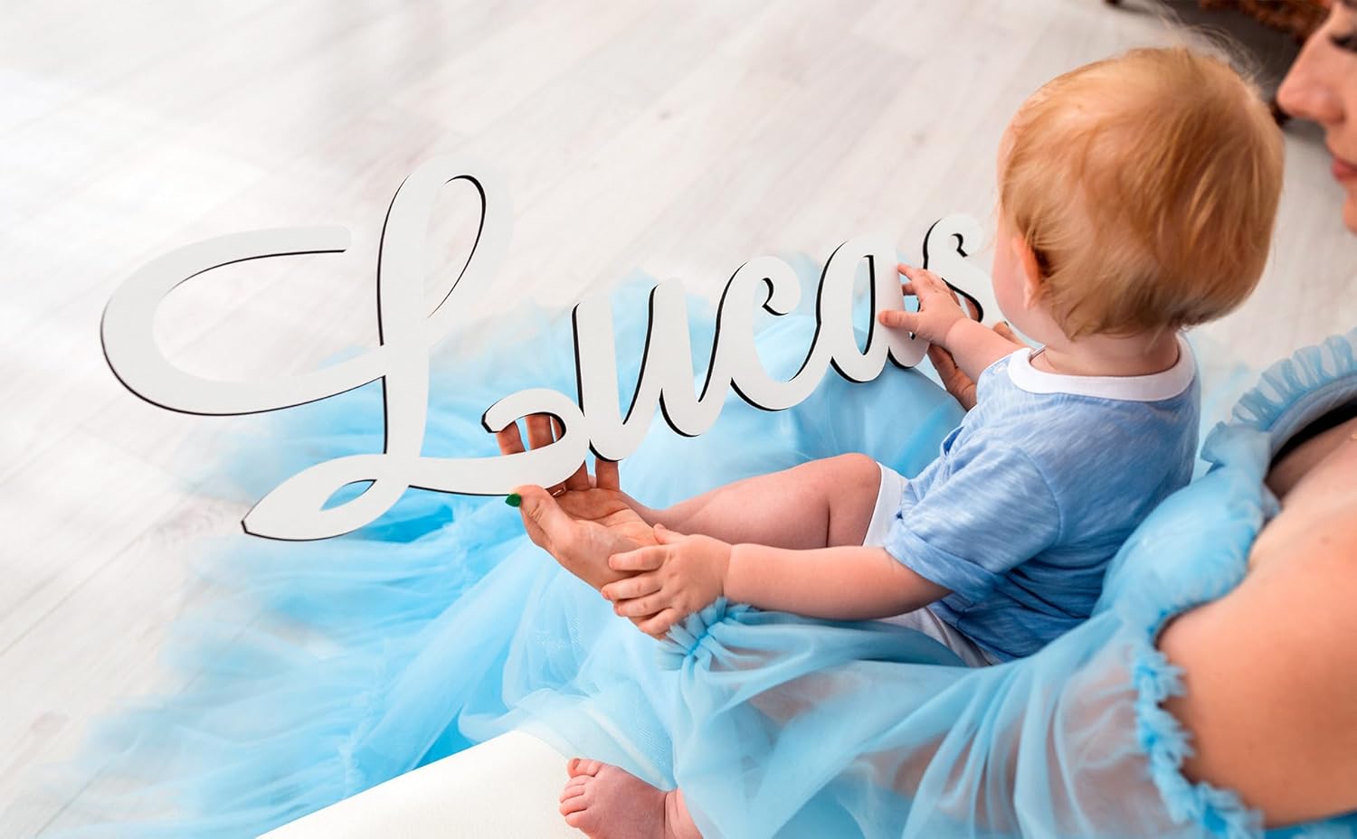 Personalized Wooden Name Sign for Nursery Wall Decor