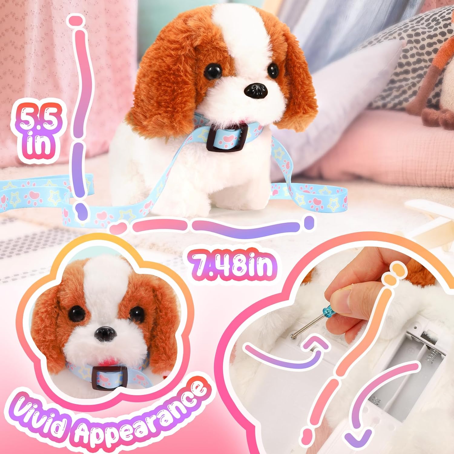 Tagitary Plush Interactive Dog Toy