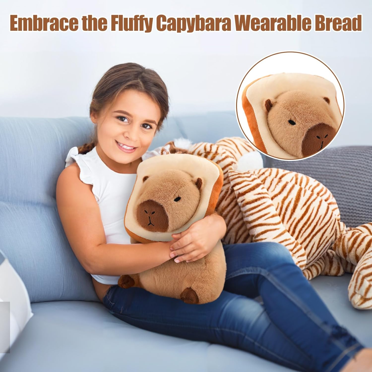 12 Inch Capybara Plush Toy for Kids Adults