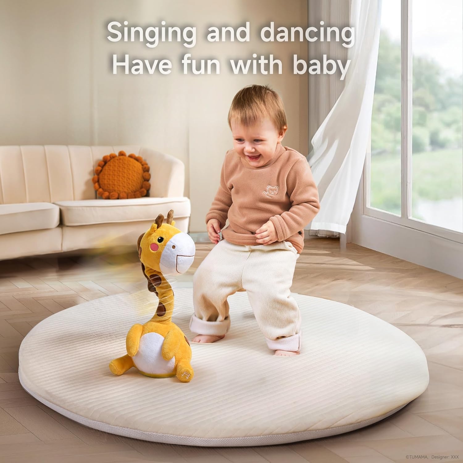 TUMAMA Dancing Talking Giraffe Toy