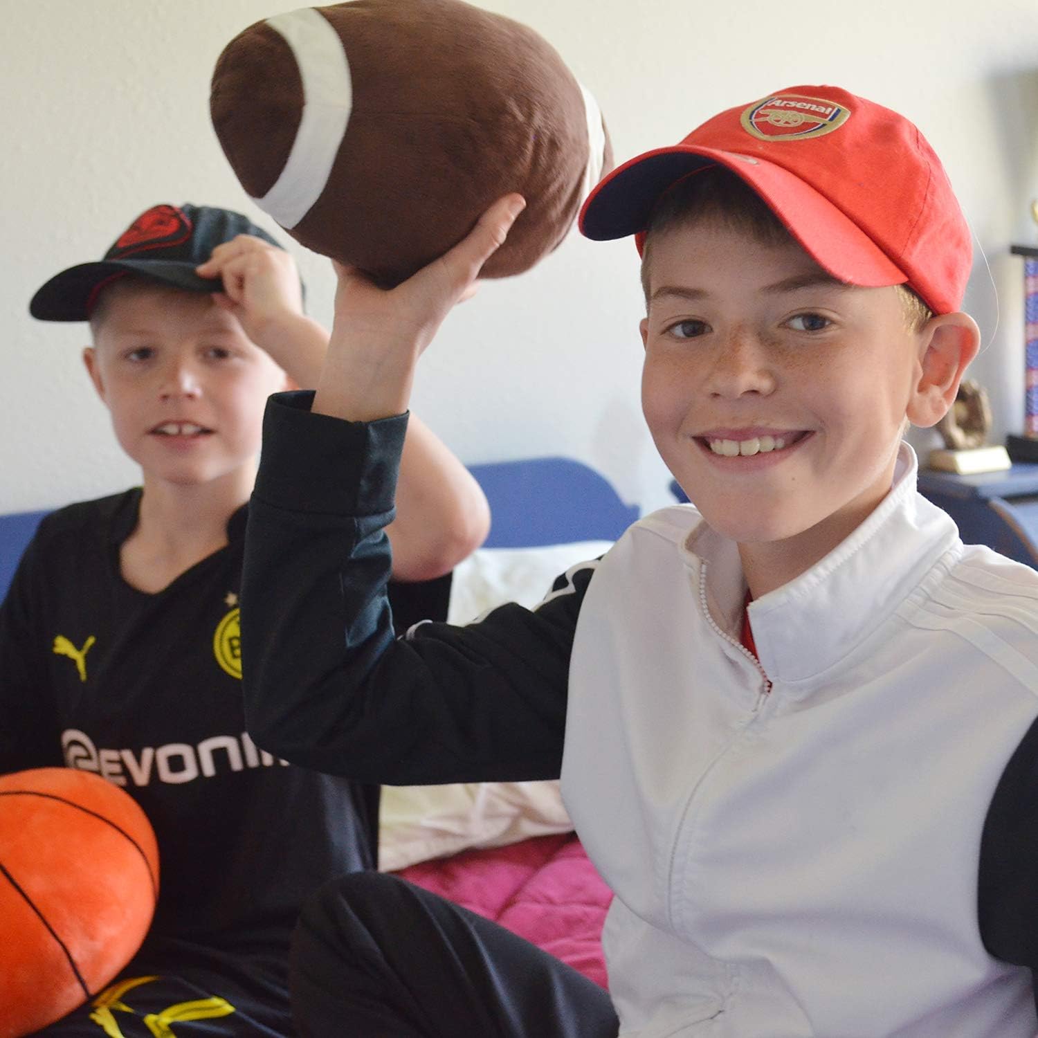 Football Plush Pillow for Boys 1-3 Years