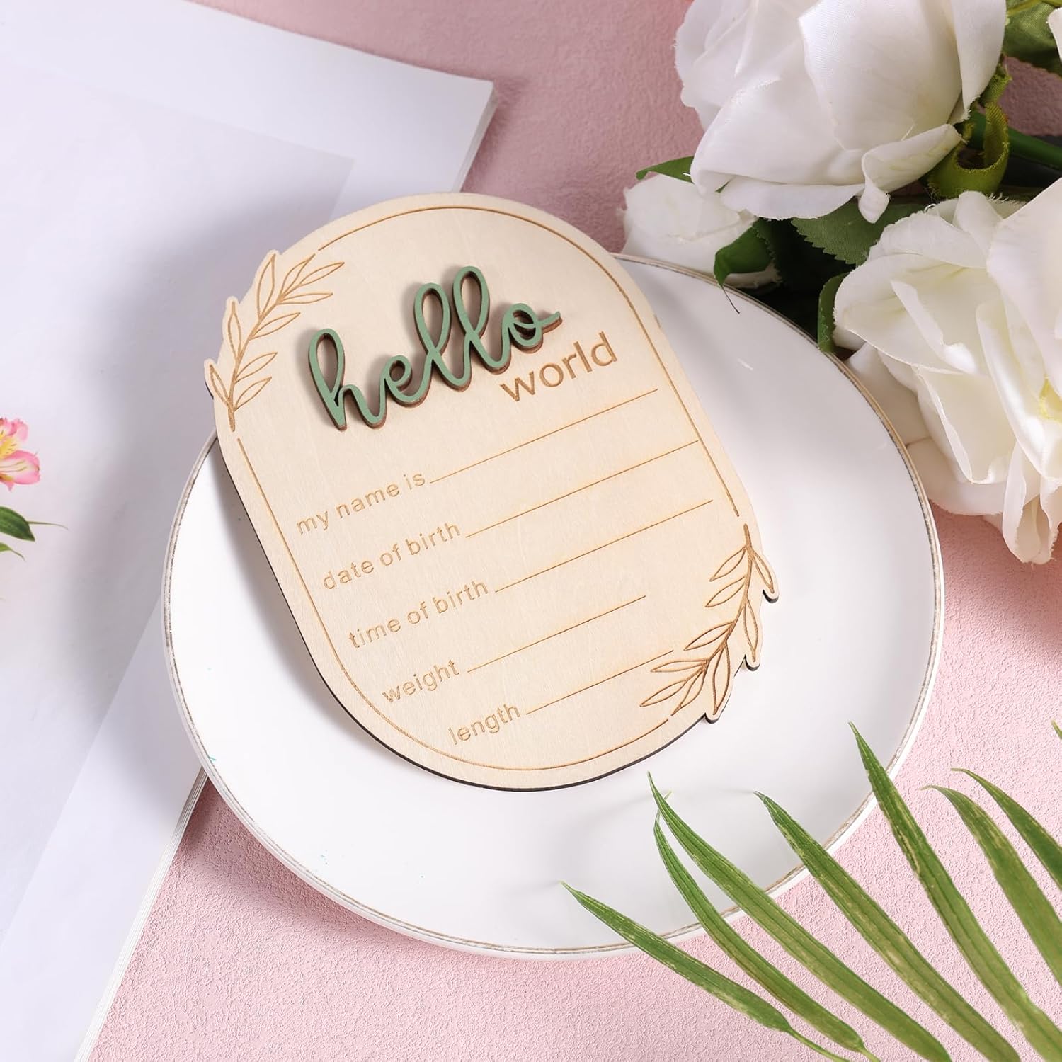 Gosknor Baby Announcement Wall Plaque