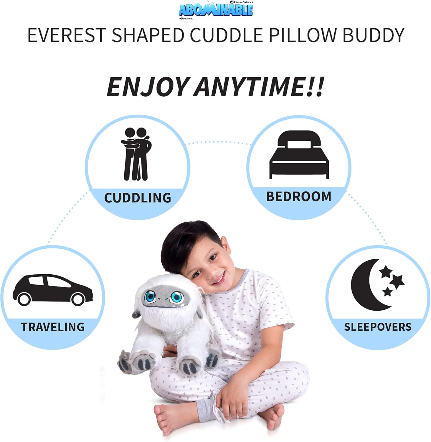 Franco Kids Yeti Plush Pillow Buddy