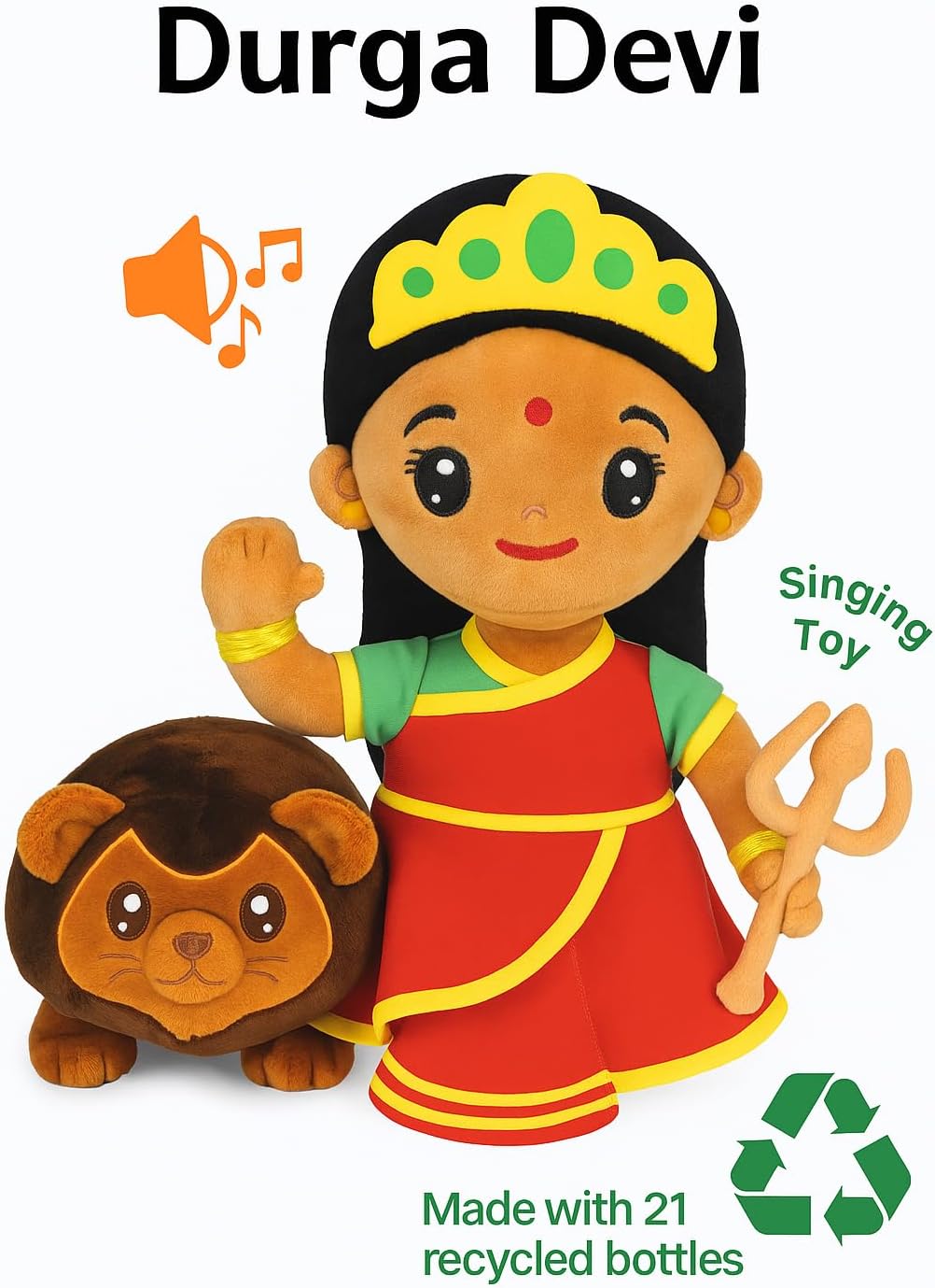 MODI TOYS Durga Devi Plush Toy