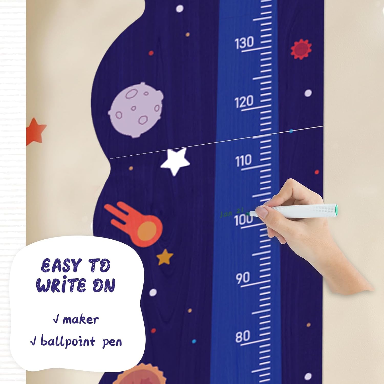 Personalized Name Growth Chart for Wall 1