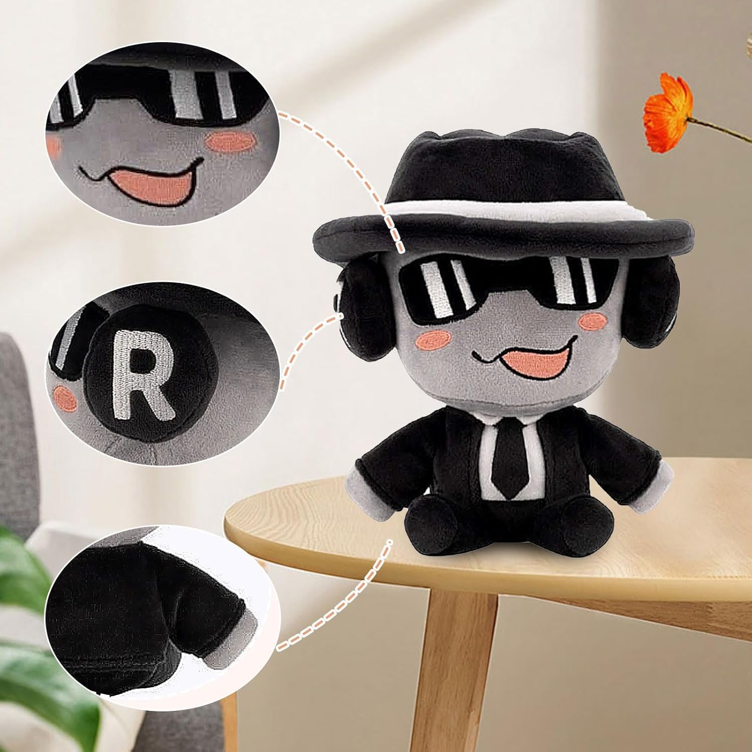 DELEBON 8 Inch Cartoon Game Plush Pillow
