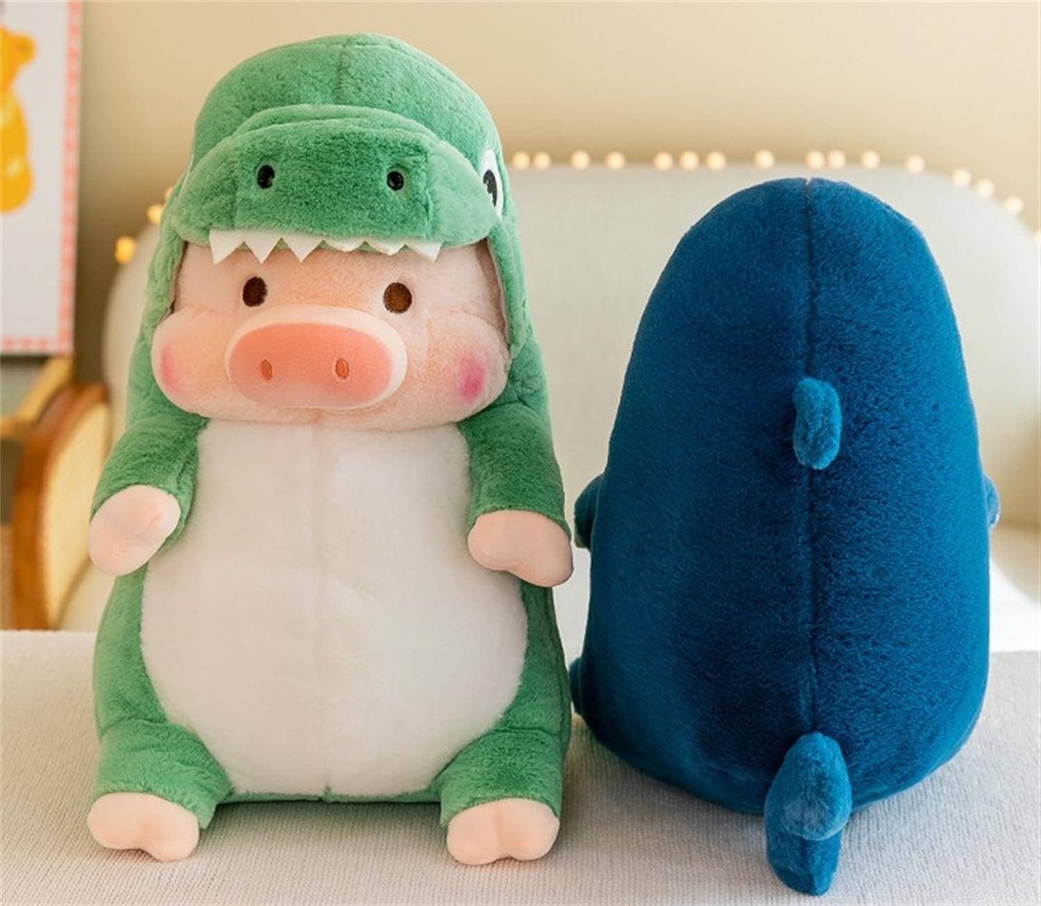 LANFIRE Pig Plush Shark Dinosaur Pillow