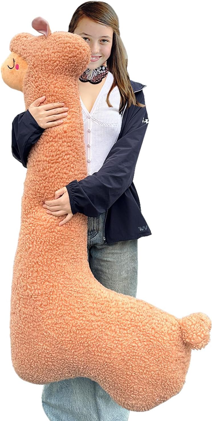 Hofun4U Alpaca Plush Pillow 51 Inch Long Body Pillow