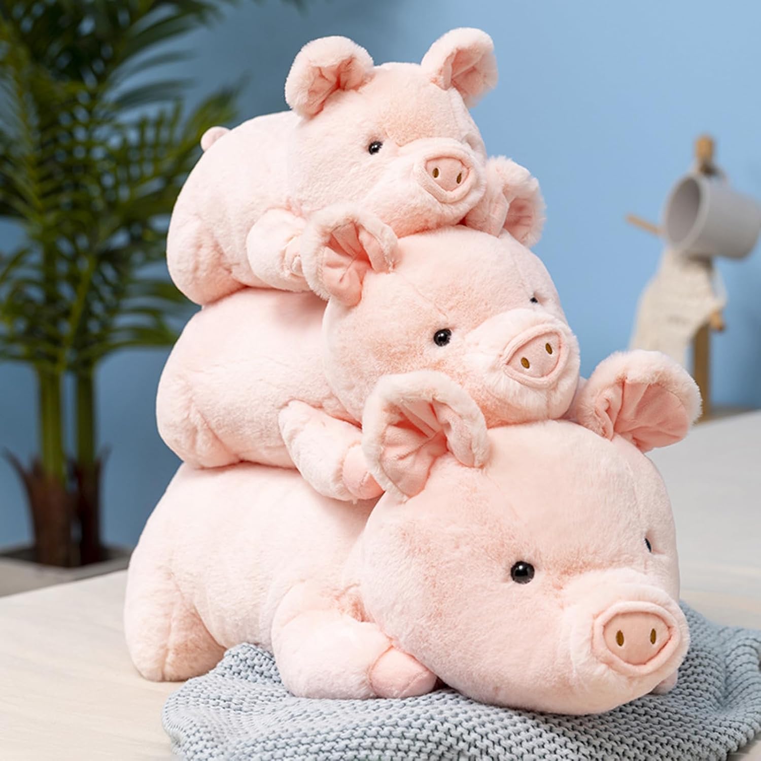 Litence Weighted Pig Plush Pillow Toy 33lbs