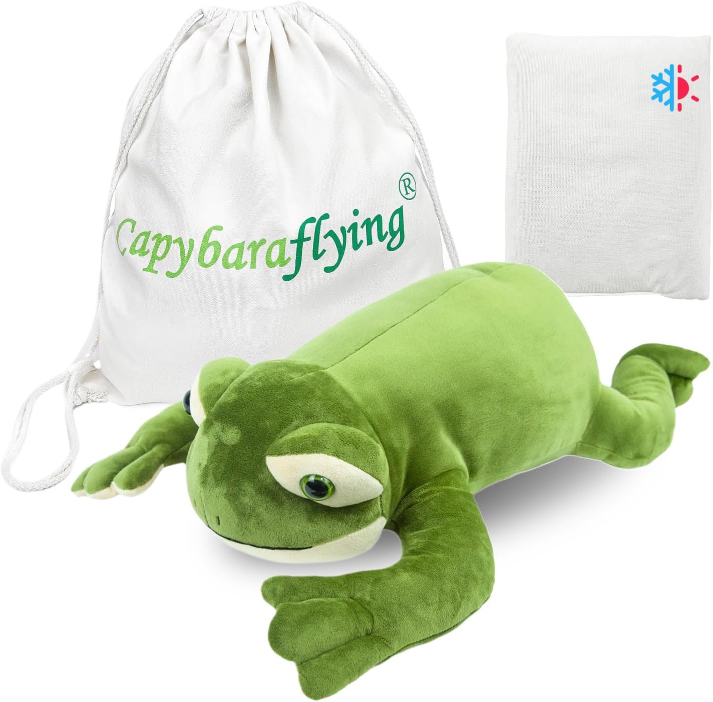 Frog Weighted Plush Pillow 4 lbs Comfort Toy