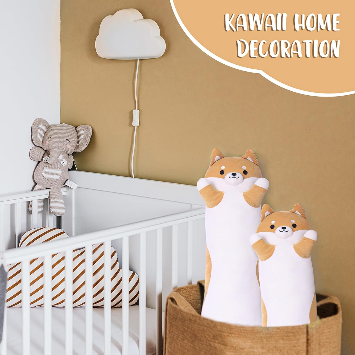 36 Inch Shiba Inu Plush Pillow