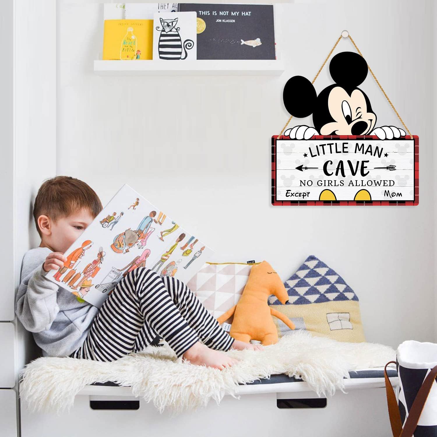 Little Man Cave Wooden Wall Sign