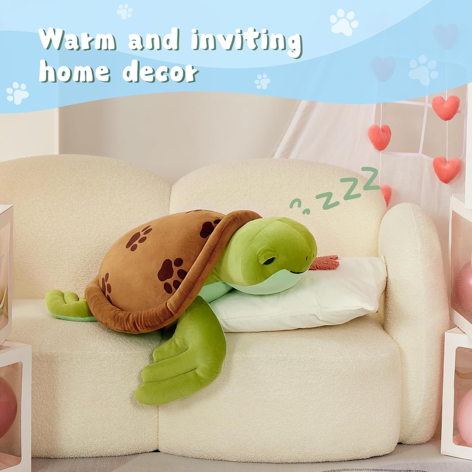 Muiteiur 28Inch Sea Turtle Plush Toy