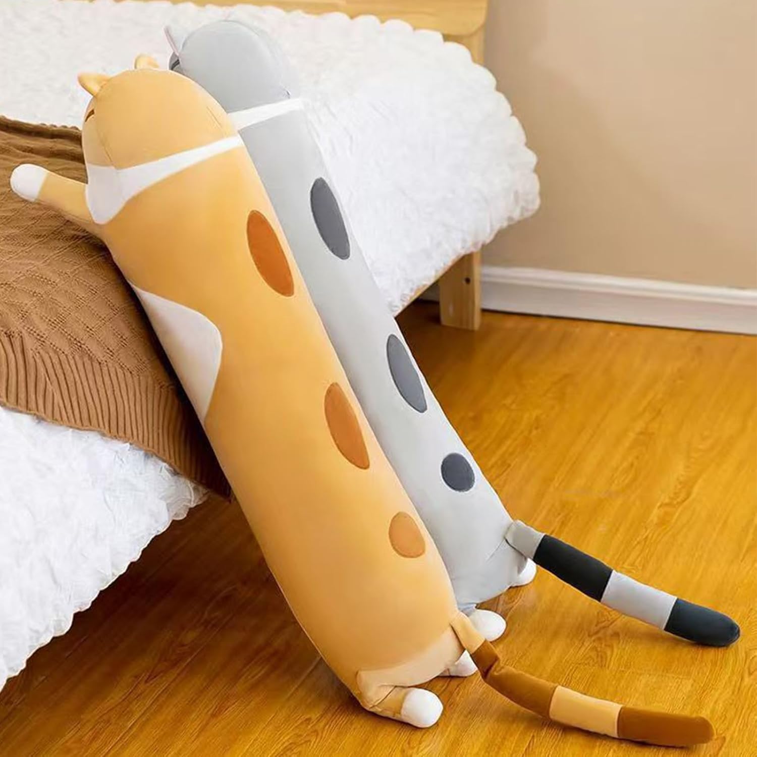 Somao Long Cat Plush Pillow for Kids
