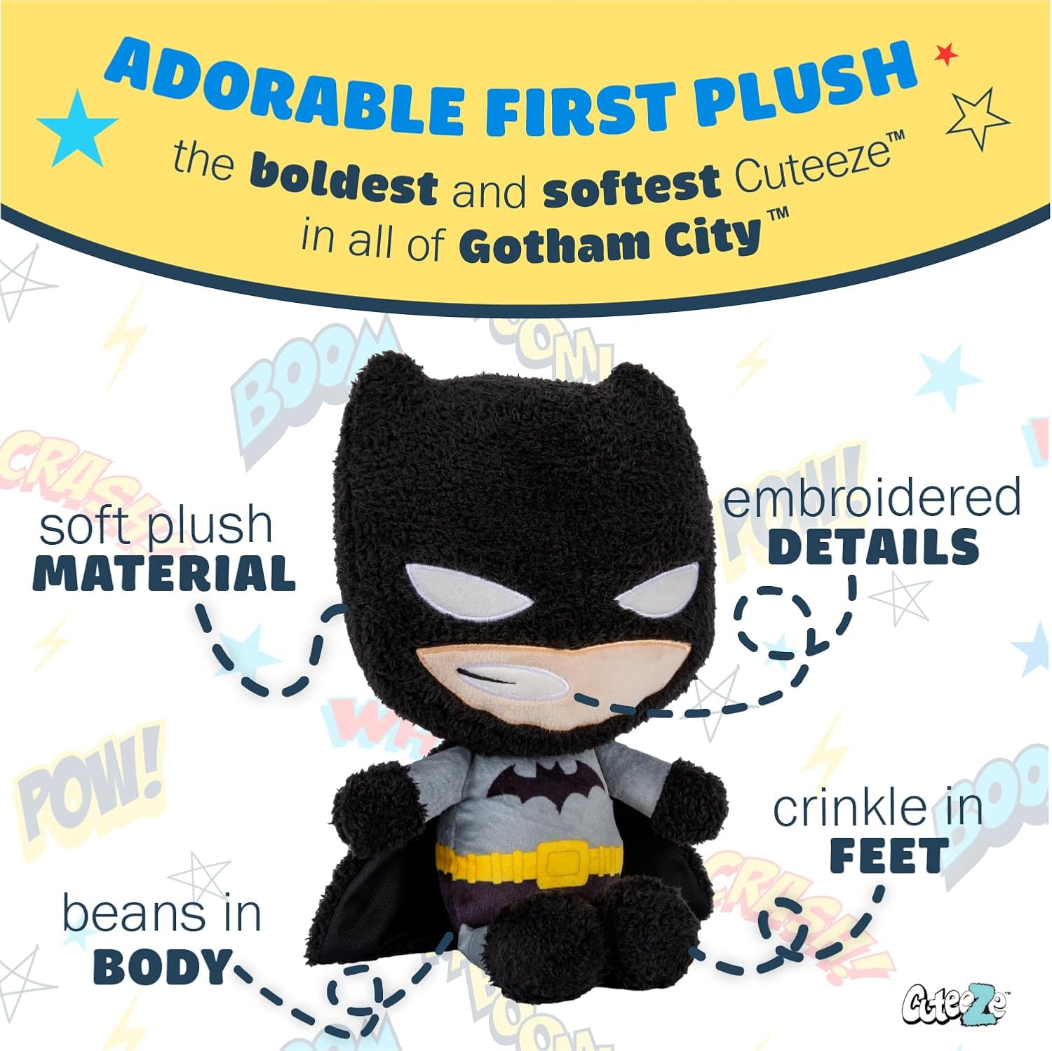 Kids Preferred Batman Cuteeze Plush Toy