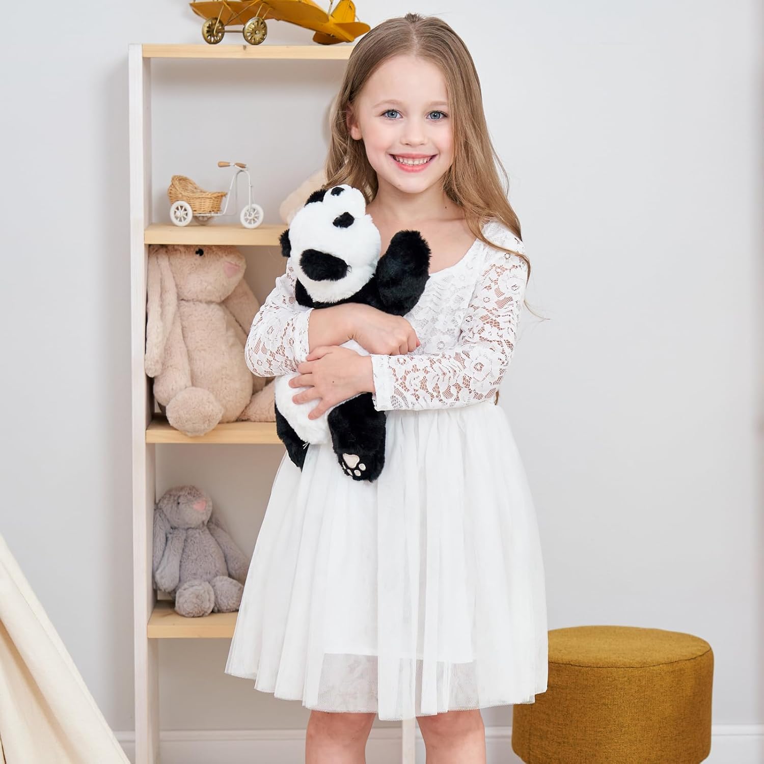Panda Weighted Plush Pillow Toy 1