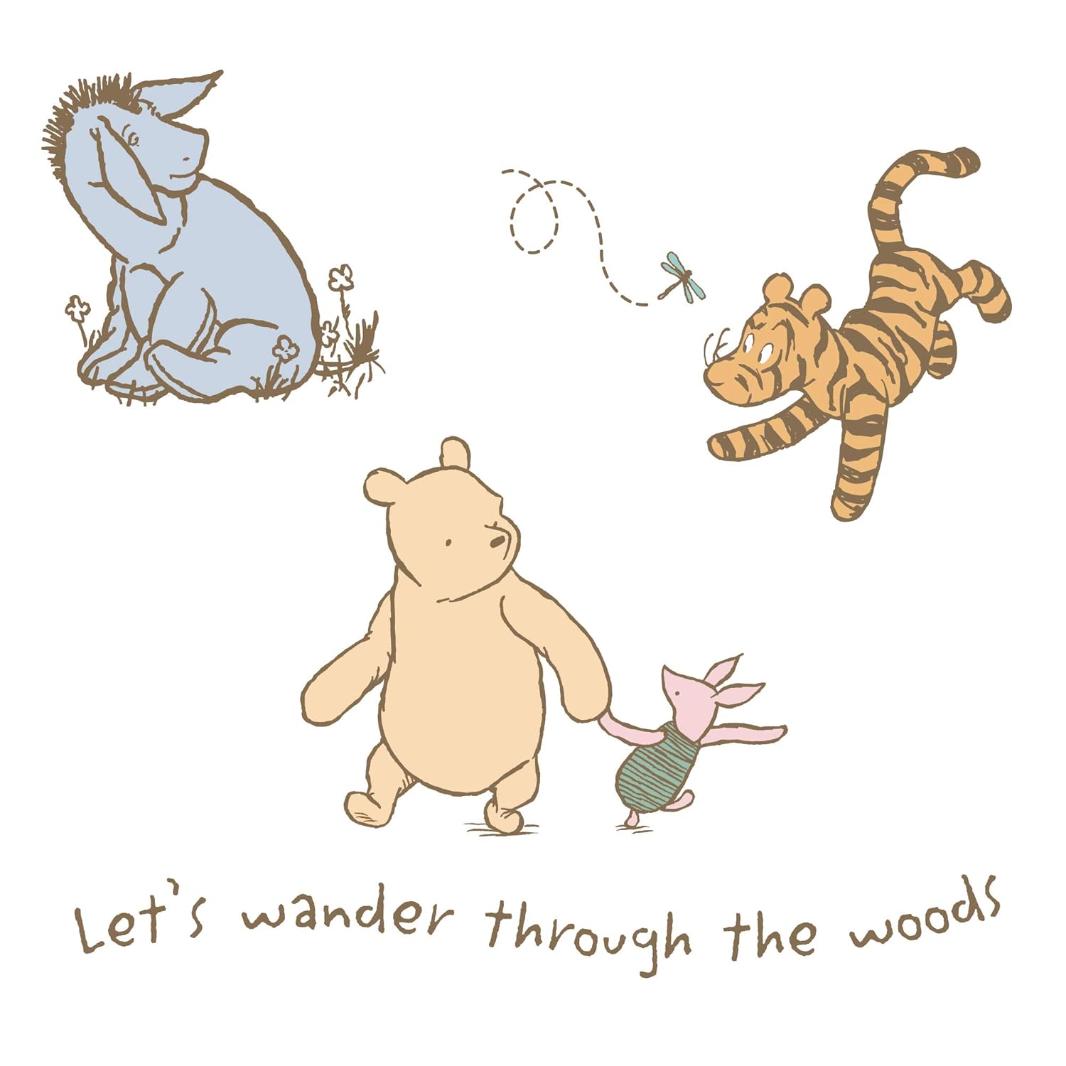 Lambs Ivy Storytime Pooh Wall Decals