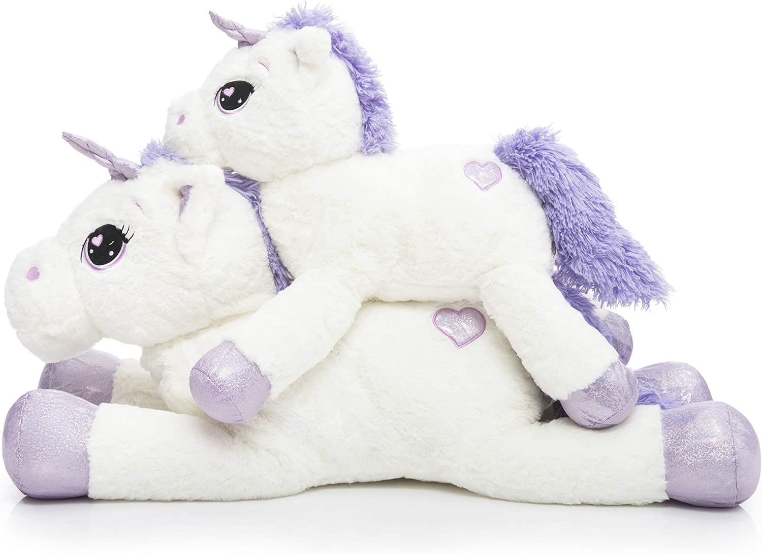 Big Stuffed Unicorn Plush Pillow 24 Inch