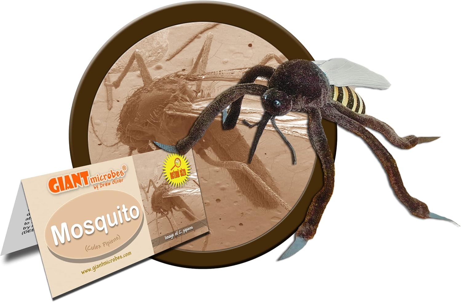 GIANTmicrobes Mosquito Plush Figure