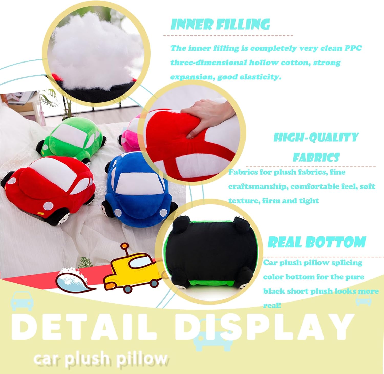 CHELEI2019 126 Inch Car Plush Pillow Toy