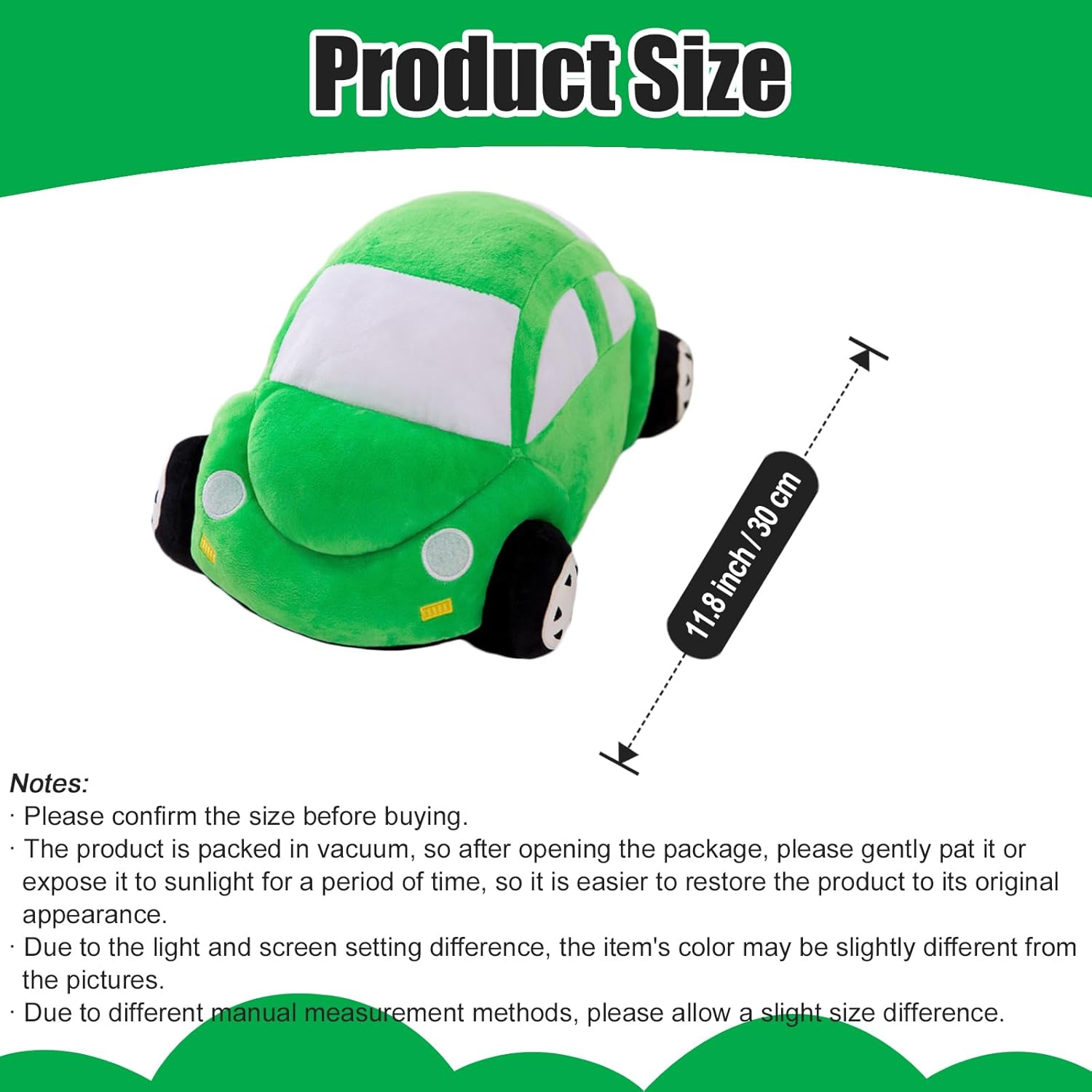 Plush Car Shaped Pillow Toy for Kids