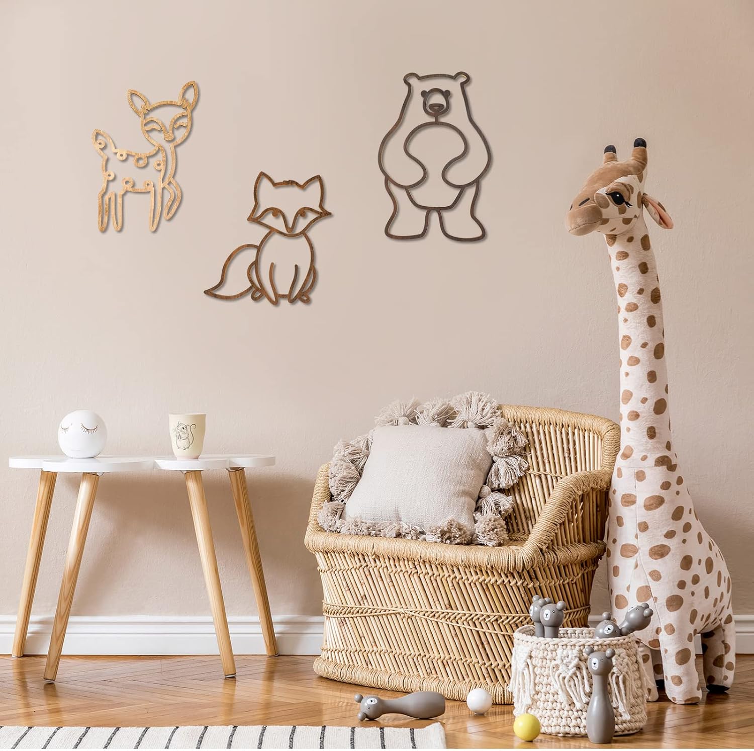 Yulejo 3 Piece Jungle Theme Wall Decor Set