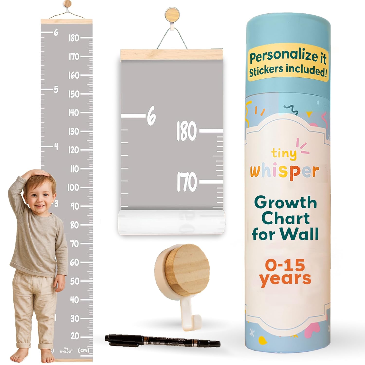 Customizable Kids Height Wall Chart 1
