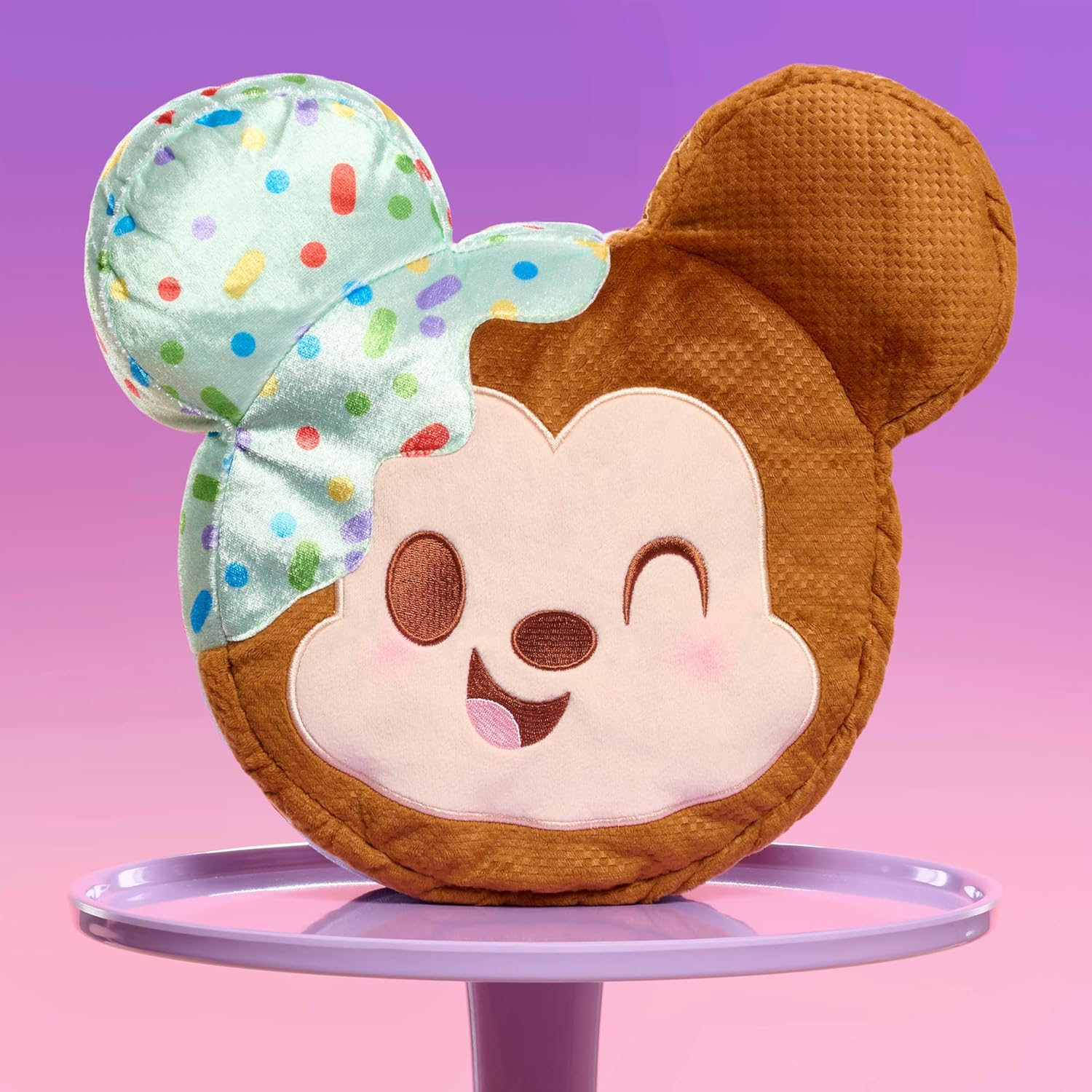 Just Play Disney Mickey Mouse Squeeze-A-Munch Plush Toy