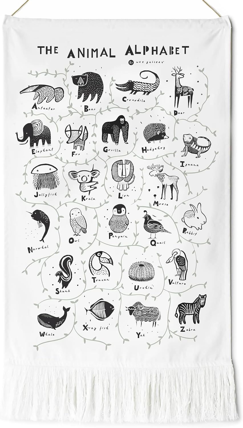 Wee Gallery Animal Alphabet Tapestry 1