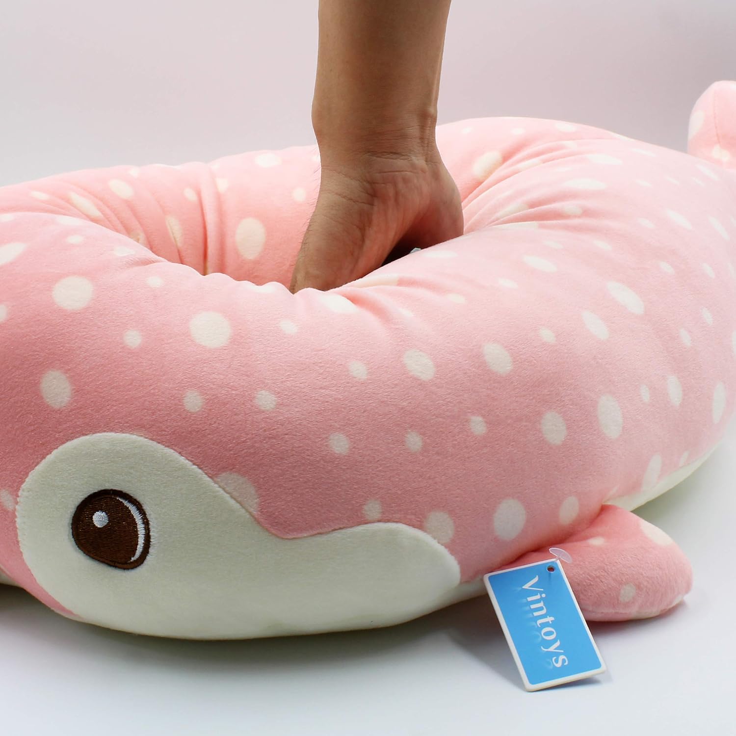 Very Soft Pink Dolphin Hugging Pillow